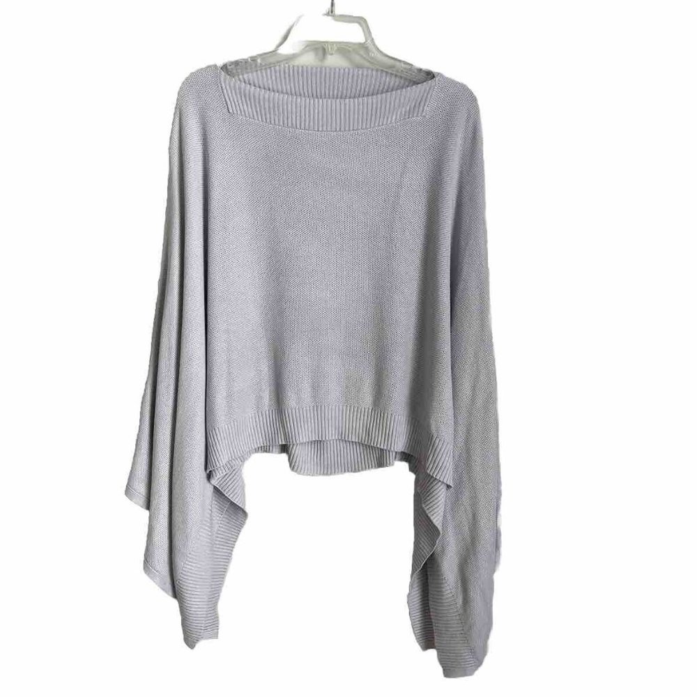 Lululemon Ultralight Grey Forward Flow Poncho Knit Layering